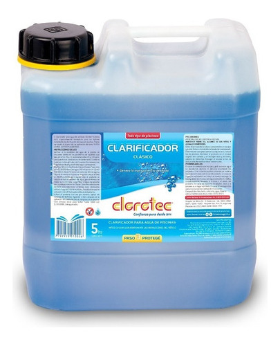 Clarificador Clasico Mantenimiento P/ Piletas Clorotec 5l