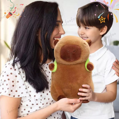 2pcs Peluche Capibara, Animales Capybara Niños Bebe Regalo Capybara Peluche Regalos Para Bebes Foofoo