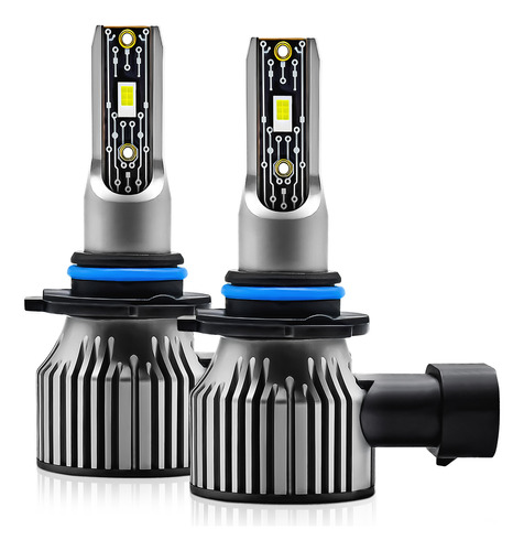 Faros De Automóvil Led 9006/hb4 Ip68 Impermeables 6500k 120w