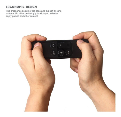 Remoto Caso De Apple Tv 4 ª Generación, Akwox Luz Peso