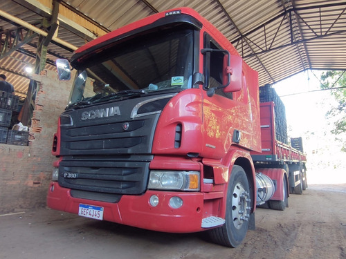 Imagem 3 de 15 de Conjunto Scania P360 - Carreta 2 Eixos Vanderleia - Completa