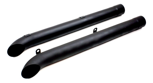 Doug's Headers D930-b Tubo Lateral Escape Negro