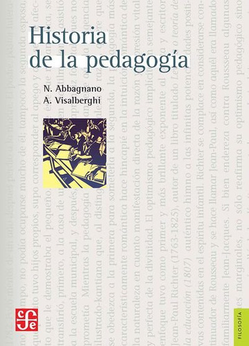Libro Historia De La Pedagogâ¡a - Abbagnano, Nicola