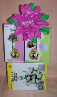 15 Pares Moldes Para Hacer Flores C/ Goma Eva - Mini Ros Cal