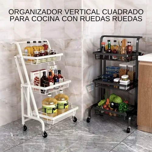 Organizador De Cocina De 3 Niveles Para Cocina, Estante De Especias De –  Mercadito Smart