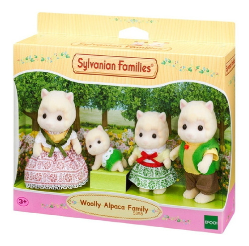 Sylvanian Families Família Woolly Alpaca Epoch Magia 5358