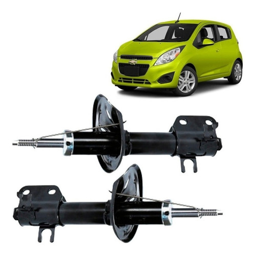 Par Amortiguadores Delanteros Para Chevrolet Spark 2006 2018