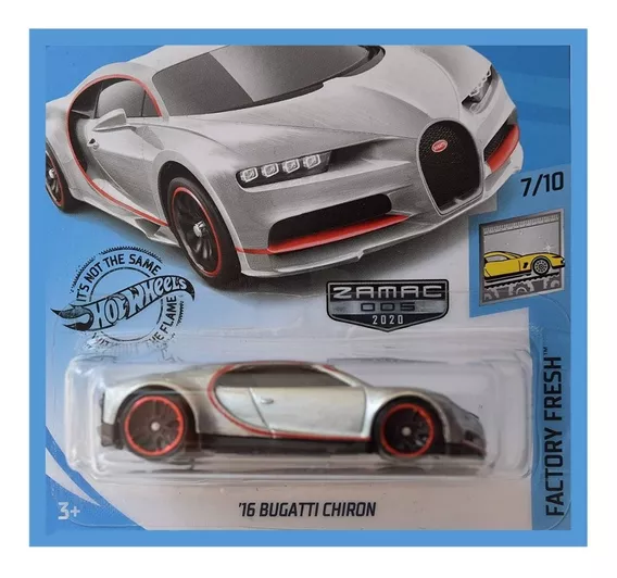 Hot Wheels '16 Bugatti Chiron Zamac 2020 ¡ Único En M.libre!