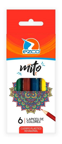 Lapices Ezco Mito Cortos X 6 Colores X 96 Cajas