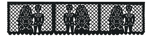 Mantel Frontal Para Ofrenda Paquete Día De Muertos 10 Pz