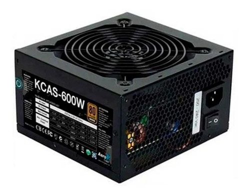 Fonte Atx Kcas 600w 80 Plus Bronze Pfc Ativo Aerocool