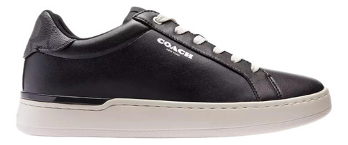 Tenis Coach Clip Leather Low Top Charcoal 100% Original