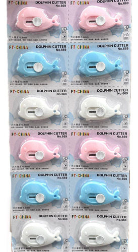 4pzs Mini Cuter Mini Navaja Cortador De Papel Forma Ballena