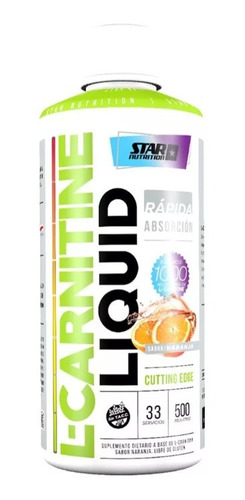 L Carnitina Liquida Star Nutrition Quemador Adelgazante