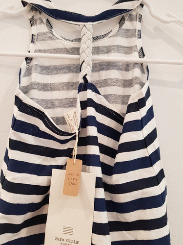 Musculosa Azul Zara. T 5 Y 13/14 (s Adultos) Nuevo