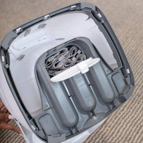 Base Para Bebé 2 En 1 Silla De Comer Elevadora Y Asiento Gris
