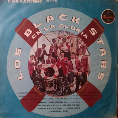 Disco Lp - Los Black Stars / En La Gloria. Album (1970)