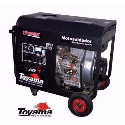 Motosoldador Diesel Toyama  T5000ew 160amp 10 Hp Mod