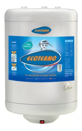Imagen 1 de 1 de Termotanque Electrico Ecotermo 53 Litros 3 Años Garantia