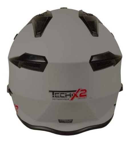 Imagen 5 de 6 de Casco Tech X-2 Cafe Racer Certificado Dot Modular