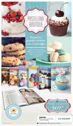Pasteleria Boutique 3 Revistas - Macarons Popcakes Minicakes