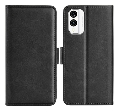 Funda De Piel Con Hebilla De Doble Cara Para Nokia X30