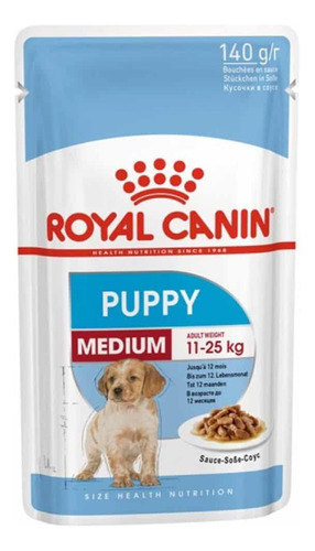 Royal Canin Pouch Medium Puppy Para Cachorros 140 G