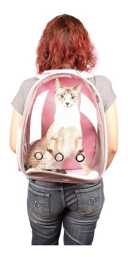 Mochila Transportadora Panorámica Para Gatos Innovapets