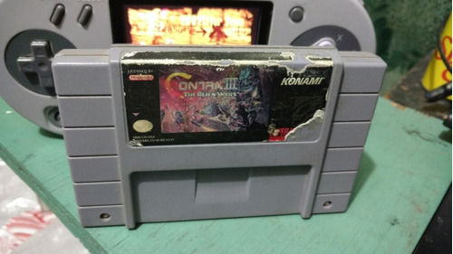 Contra 3 Alien Wars Original Snes Super Nintendo