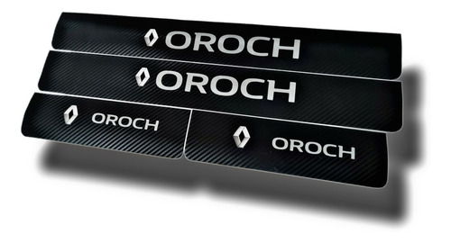 Protector Cubre Zocalos Renault Oroch Carbono Accesorio