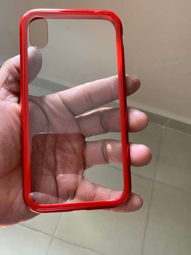 Protector Magnético Para iPhone XR Rojo