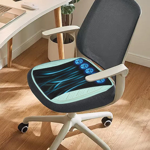 Cojín Refrescante Para Asiento De Auto Con Ventilador