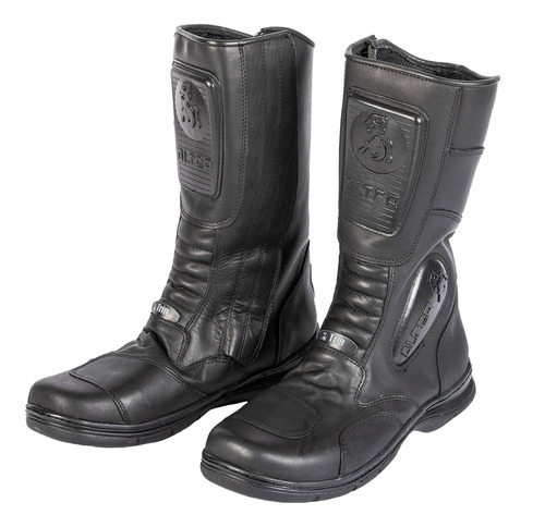 Botas De Cuero C/ Proteccion Motociclista Alter Modelo Trip