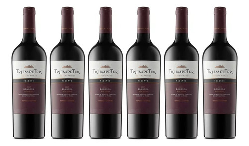 Vino Trumpeter Reserva Bonarda X750cc Caja X6