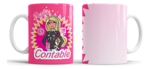 Kit Imprimible Plantillas Tazas Barbie Sublimación M9