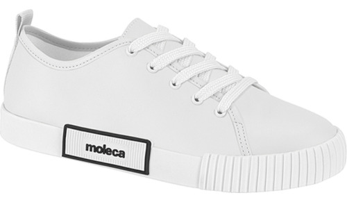 Tenis Casual Feminino Moleca Confortável Com Escrita Moleca