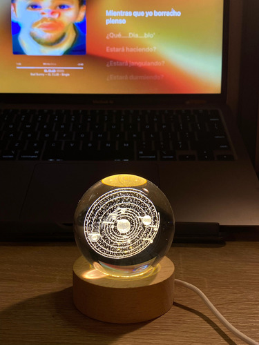 Esferas De Cristal 3d Iluminadas - Regalo Único Y Original