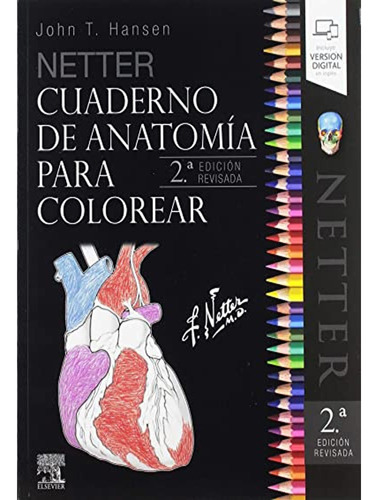  Cuaderno De Anatomia Para Colorear Netter (2ed Revisada)