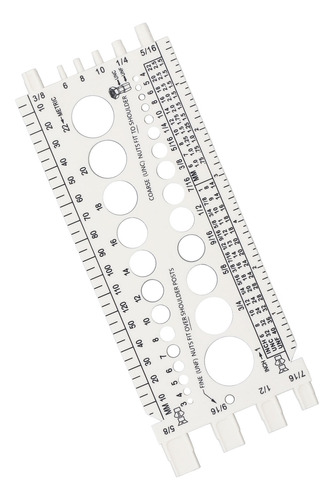 White White And Nut Identifier Gauge Thread Checker M3 To