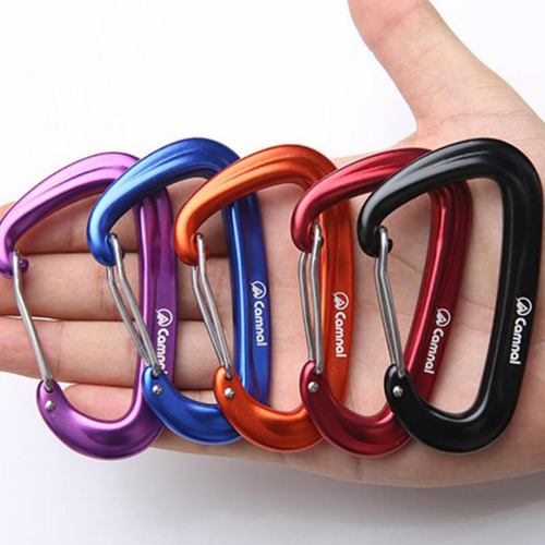 2pcs Hammock Carabiner Wire Gate Snap Carabiner Camping