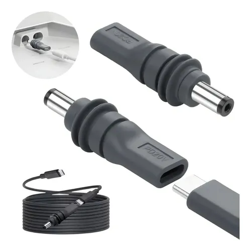 Adaptador USB-C Compatível Com Starlink Mini 100W à Prova D'água Para Power Bank Alphix
