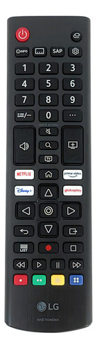 Controle Remoto Teclas Netflix Disney Globo LG Akb76040304
