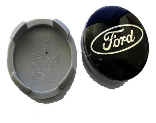 Tapa Emblema Compatible Con Aro Ford 54mm (juego 4 Unids)