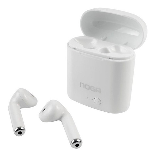 Auricular Bluetooth Noganet Ng-btwins2 Blanco Fact A-b