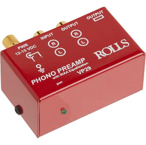 Preamplificador De Fono, Rojo (vp29)