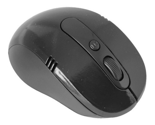 Mouse Óptico Sem Fio Wirelless 2.4ghz 6 Botões P/ Escritório Cor Preto