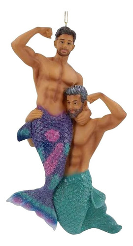 Colgante Navideño, Adorno Navideño Con Sirena Masculina