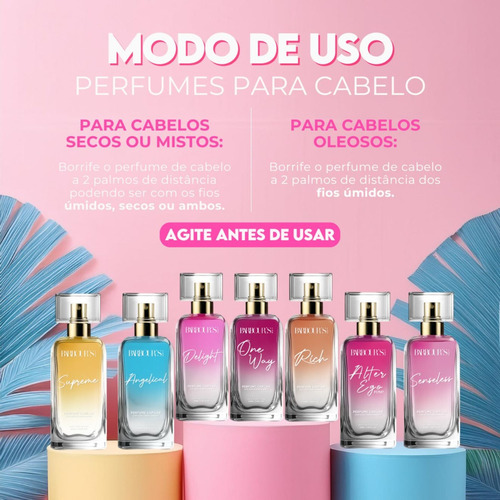 Kit Body Splash Deo Colônia Angelical 200ml Perfume De Cabelo Celestial Glow 60ml Termoativo Finalizador Bifásico Barbour's Beauty