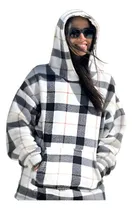 Comprar Canguro Polar Corderito Leñadora C\u002Fcapucha Oversize Sudadera