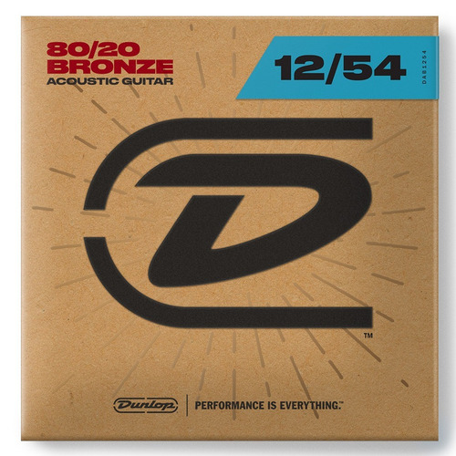 Encordado Jim Dunlop Dab1254 80/20 Bronze Light 012-054